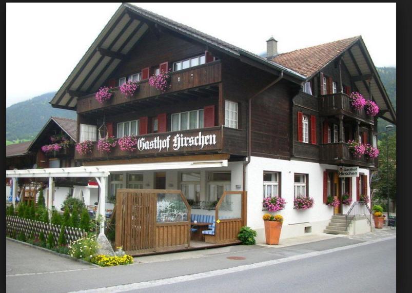 Gasthof Hirschen Oey Buitenkant foto